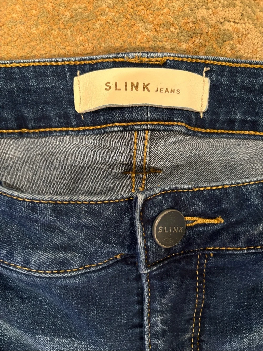 SLINK Jeans Curvy Bermuda Shorts Womens 22 Plus Size Stretch Denim Blue
